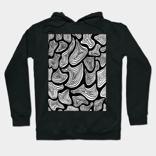 Swirled black Hoodie